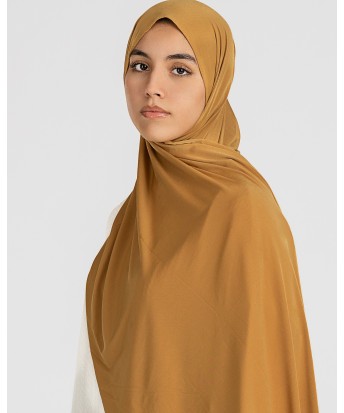 Mustard Yellow Jersey Hijab: Premium Style