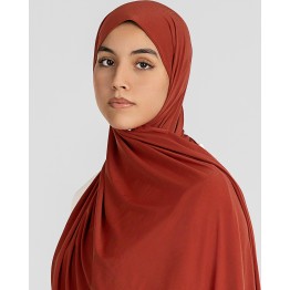 Mustard Yellow Jersey Hijab - Premium Quality