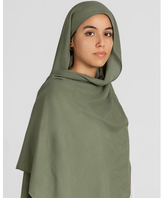 Hijab effet Modal sauge pour un style unique