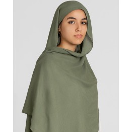 Hijab effet Modal sauge pour un style unique