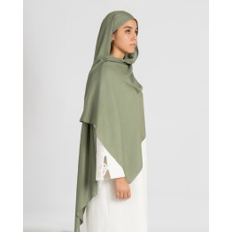 Hijab effet Modal sauge pour un style unique