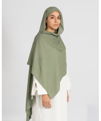 Hijab effet Modal sauge pour un style unique