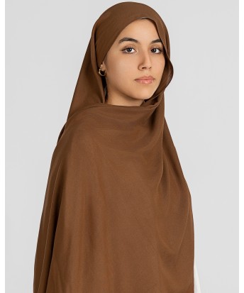 Hijab effet modal en couleur Camel