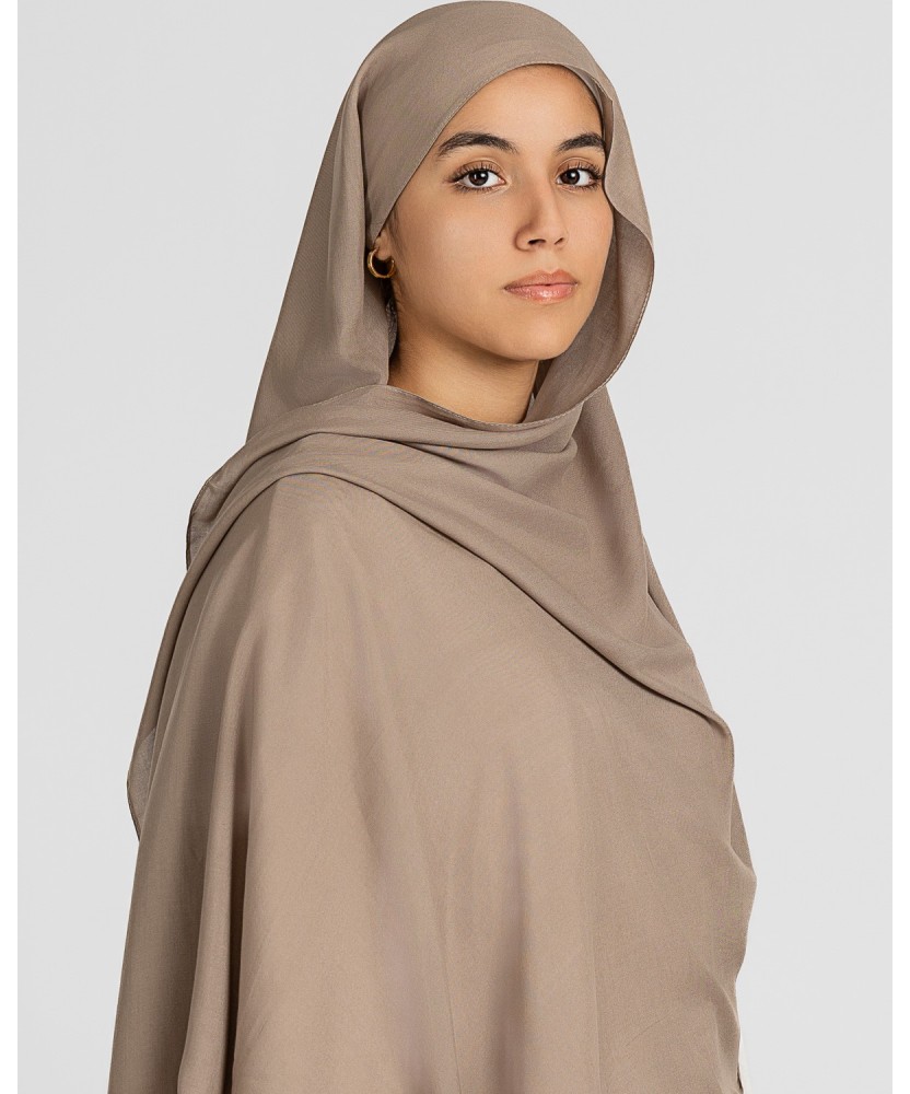 Mustard Yellow Jersey Hijab - Premium Quality