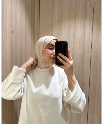 Cagoule en Jersey Premium Vanille