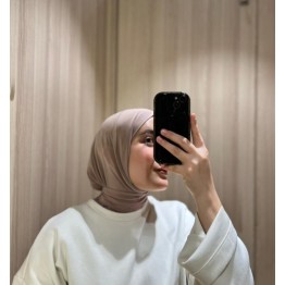 Cagoule en Jersey Premium Sable Doux