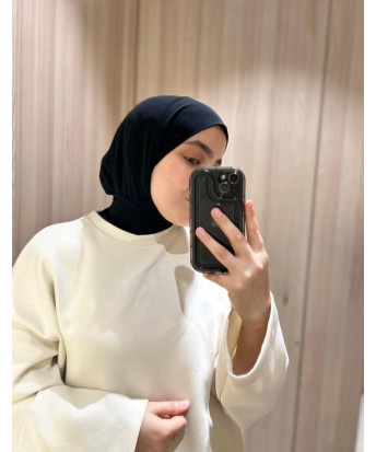 Cagoule en Jersey Premium Noir