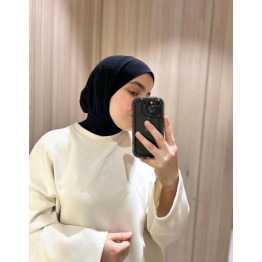 Cagoule en Jersey Premium Noir