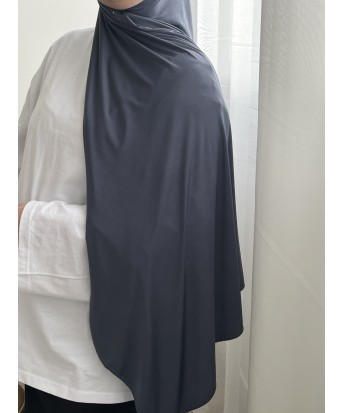 Hijab Jersey Liquide Anthracite Premium – Fluide, Léger et Ultra Doux