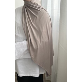 Hijab Jersey Liquide Sable Premium – Fluide, Léger et Ultra Doux