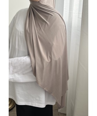 Hijab Jersey Liquide Sable Premium – Fluide, Léger et Ultra Doux