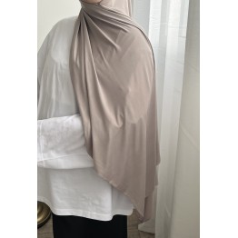 Hijab Jersey Liquide Sable Premium – Fluide, Léger et Ultra Doux