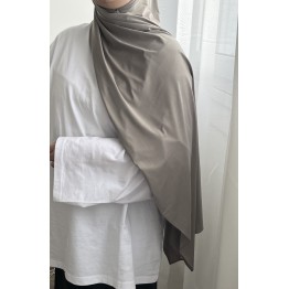 Hijab Jersey Liquide Olive Clair – Fluide, Léger et Ultra Doux