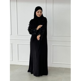 Abaya Noire– Manches Papillon