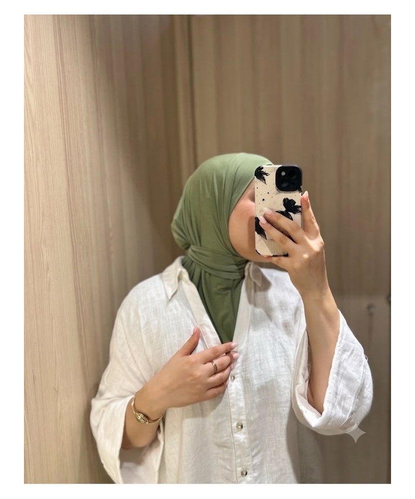 Cagoule en Jersey Premium Vert Sauge