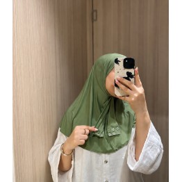 Cagoule en Jersey Premium Vert Sauge
