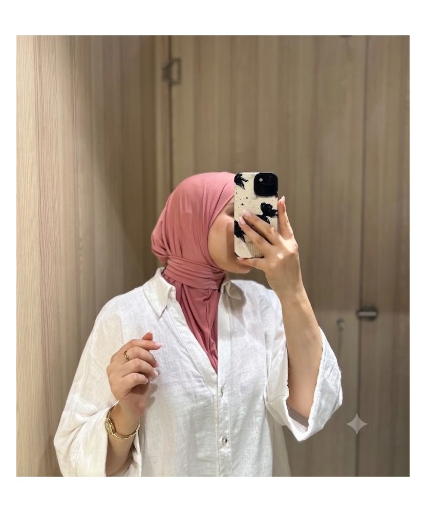 Cagoule en Jersey Premium Rose Blush