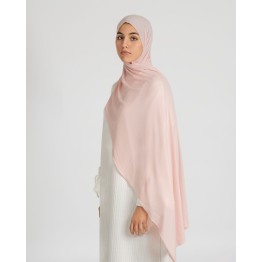 Hijab Jersey premium rose - Élégance et confort limités