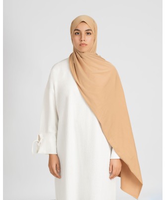 Mustard Yellow Jersey Hijab: Premium Style