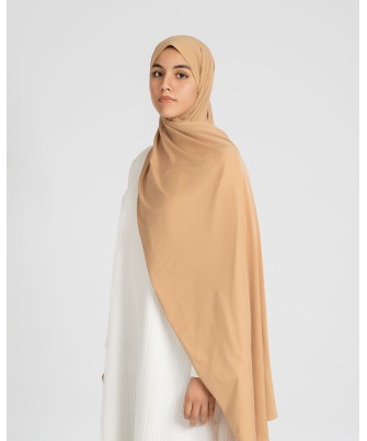 Mustard Yellow Jersey Hijab: Premium Style