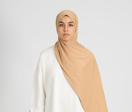 Hijab Jersey Premium Jaune Doux